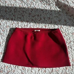 Mirror Palais Knit Mini Skirt